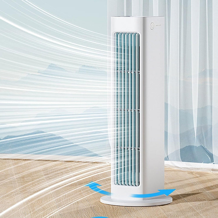Portable Air Conditioner Bladeless Tower Cordless Compact Design - Image 1
