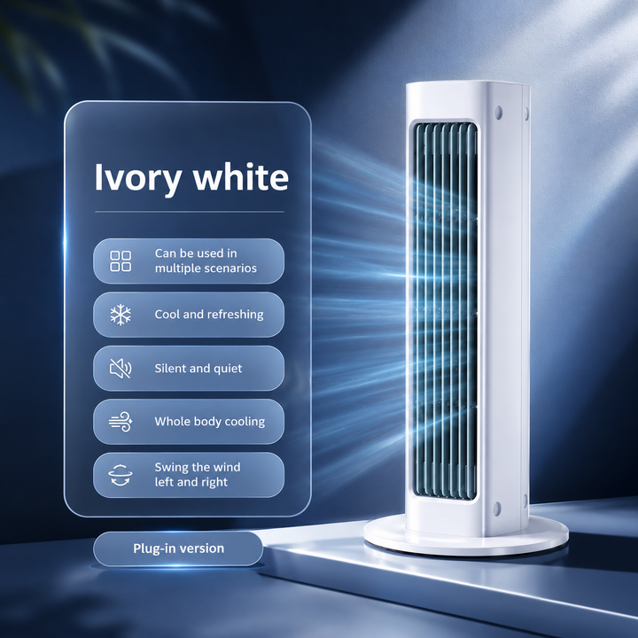Portable Air Conditioner Bladeless Tower Cordless Compact Design - Image 4