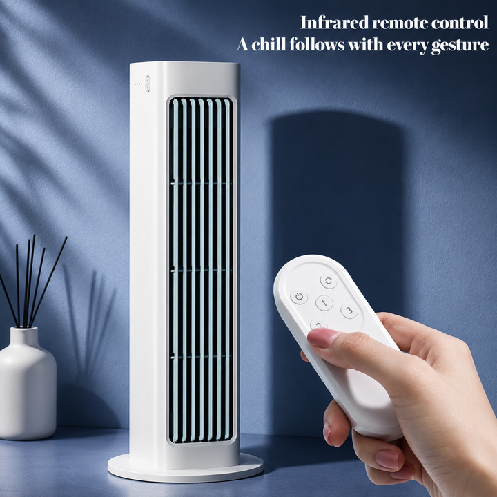 Portable Air Conditioner Bladeless Tower Cordless Compact Design - Image 7
