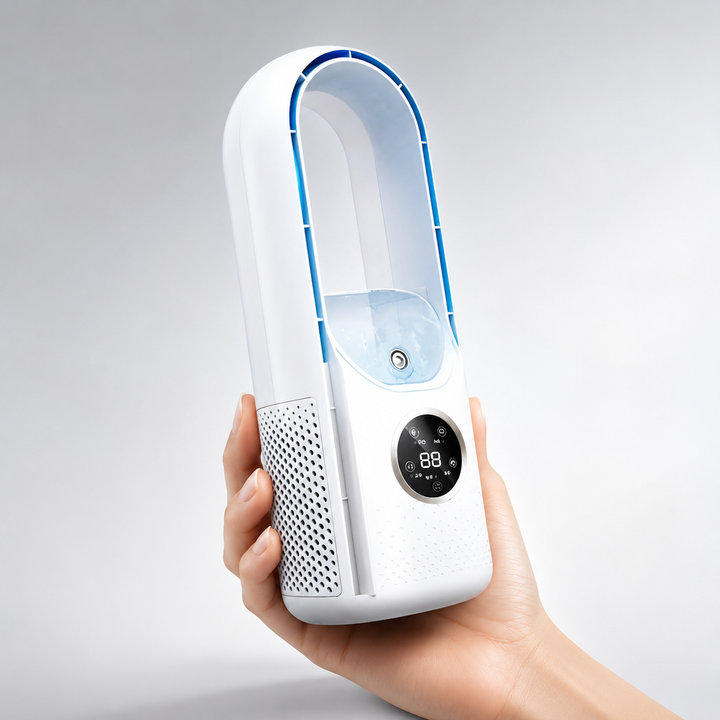 Portable Air Conditioner Compact Mini Bladeless Cooling Fan - Image 1