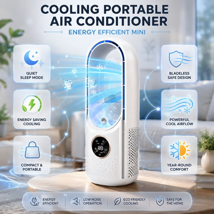 Portable Air Conditioner Cooling Fan Energy Efficient - Image 4