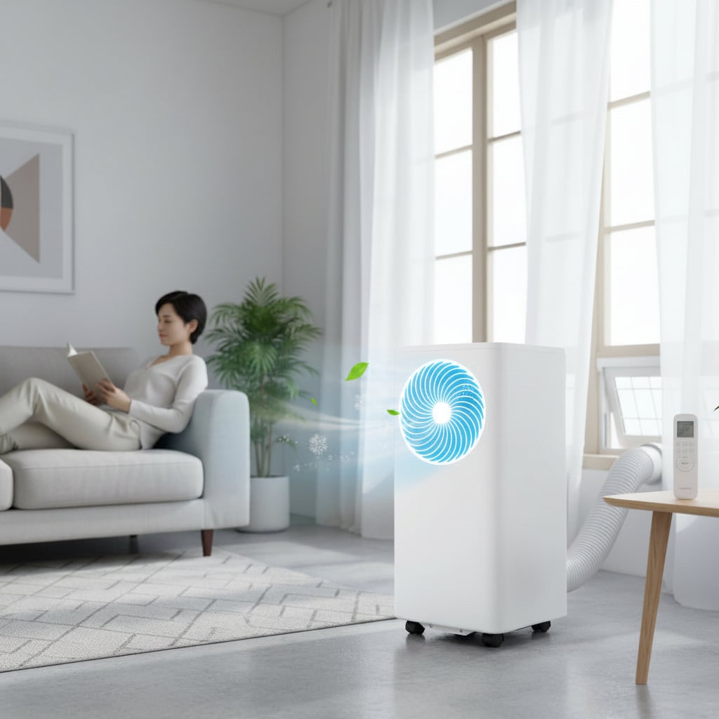 Portable Air Conditioner Cooling Fan Floor Standing Unit - Image 1