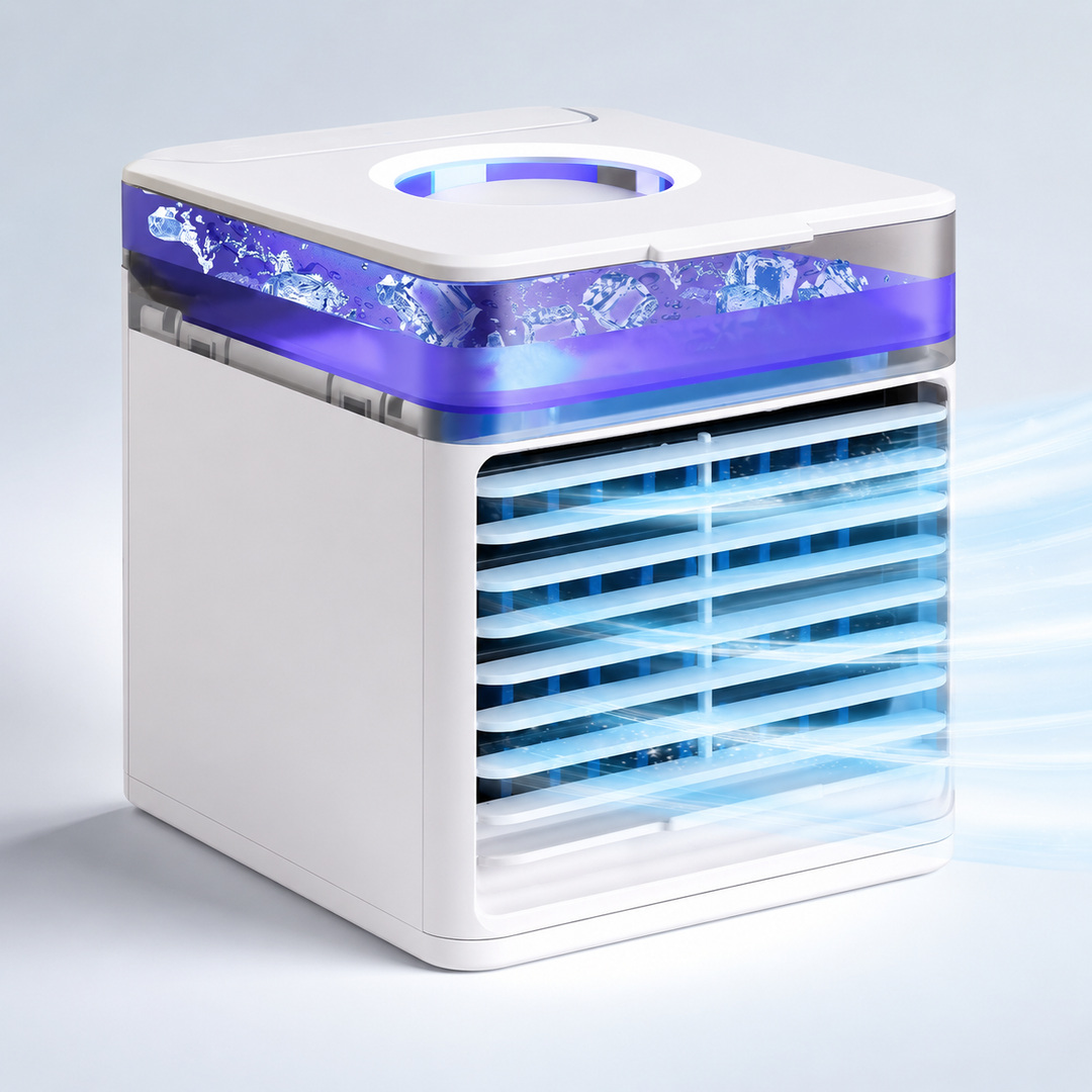 Portable Air Conditioner Cooling Fan Remote Control Desktop - Image 1