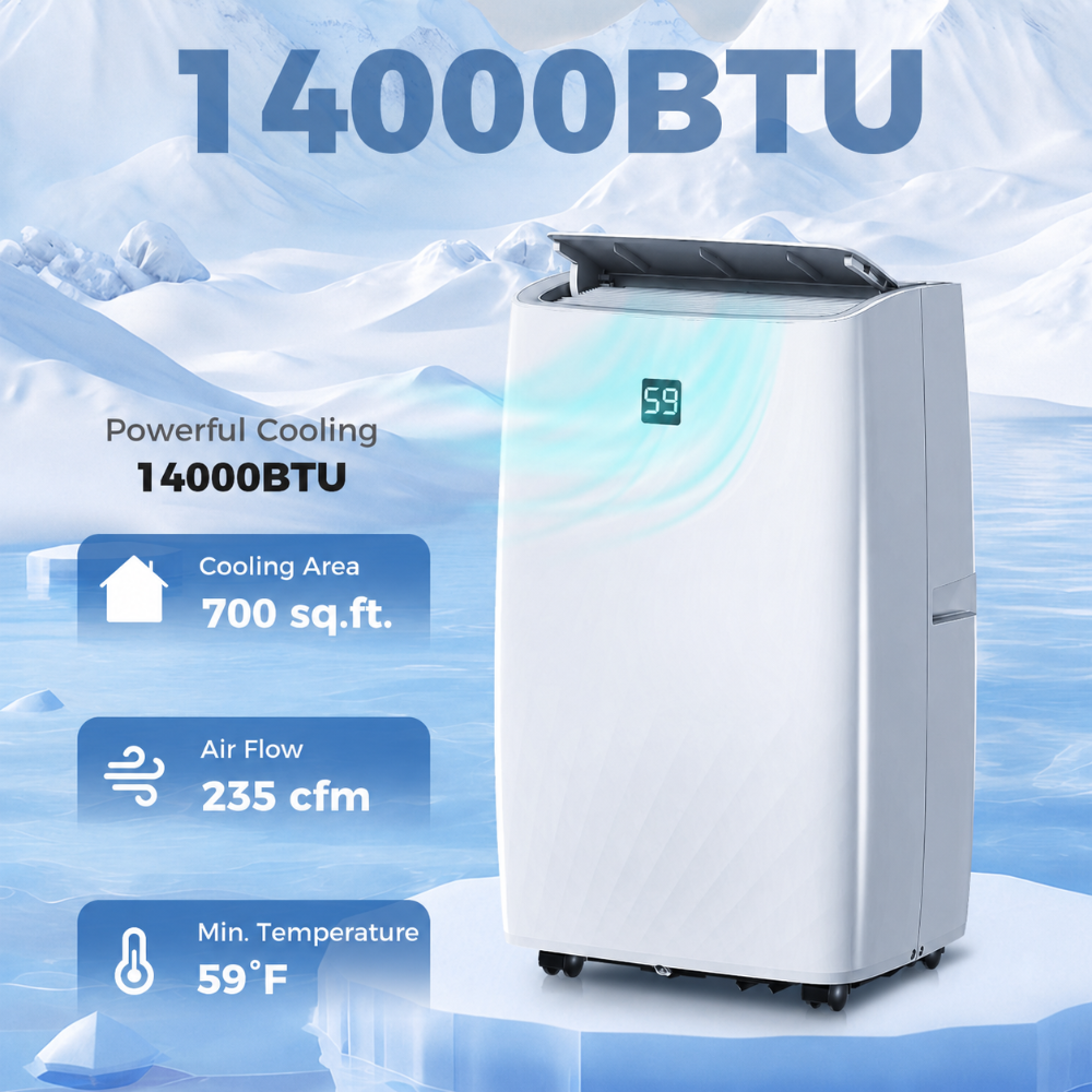 Portable Air Conditioner Energy Efficient Unit Mobile - Image 9