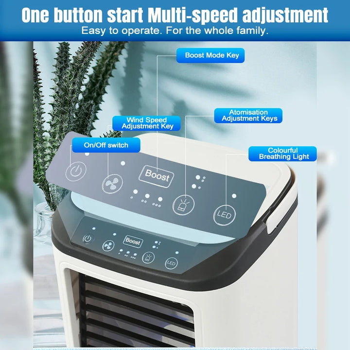 Portable Air Conditioner Evaporative Cooling Fan Desktop - Image 2