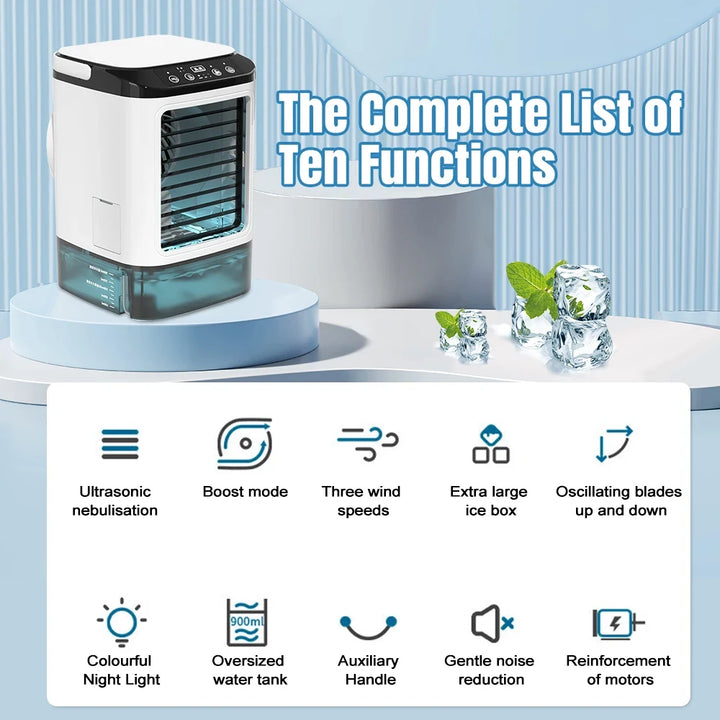 Portable Air Conditioner Evaporative Cooling Fan Desktop - Image 4