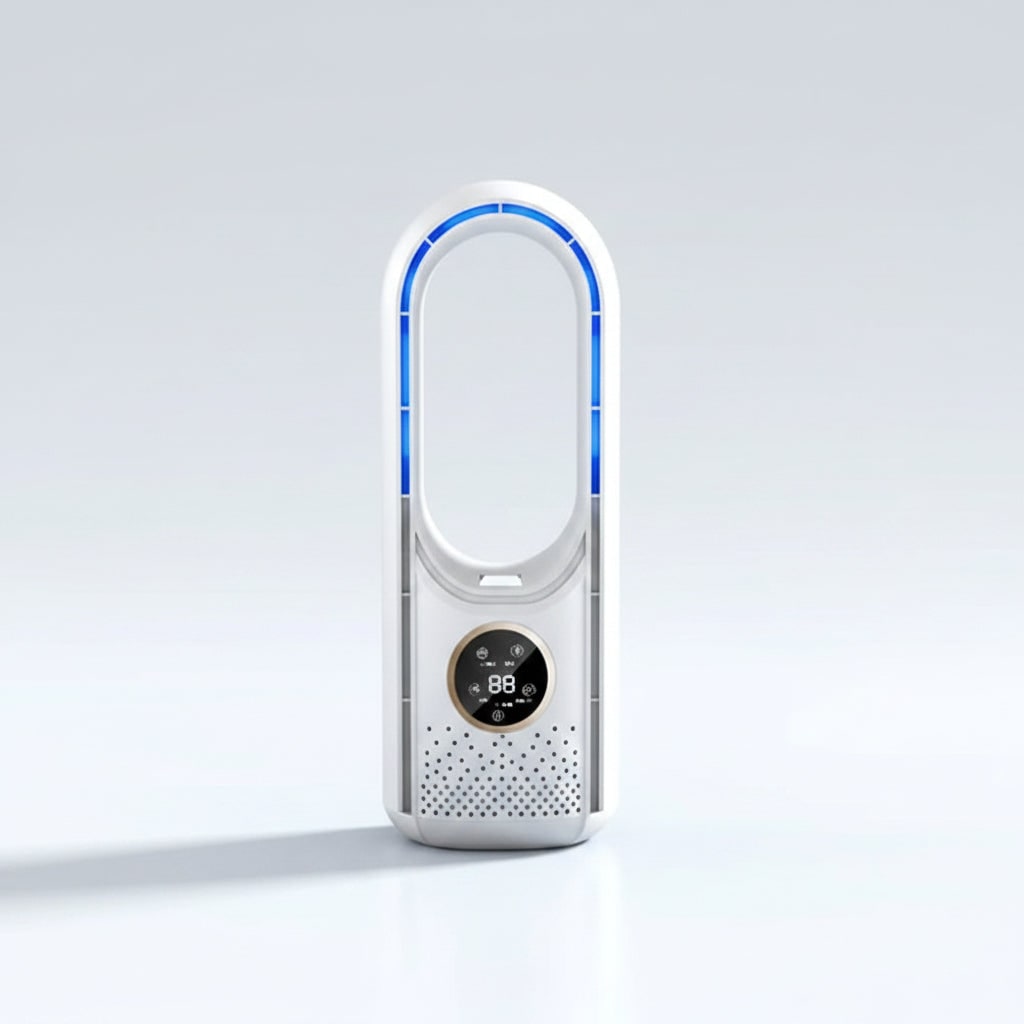 Portable Air Conditioner Evaporative Quiet Cooler Compact Design - Image 2