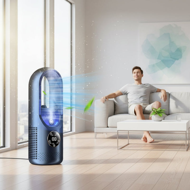 Portable Air Conditioner Evaporative Quiet Cooler Compact Design - Image 5