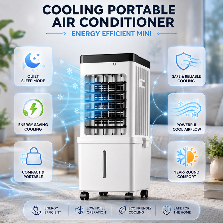 Portable Air Conditioner Mini Bladeless Personal Cooling