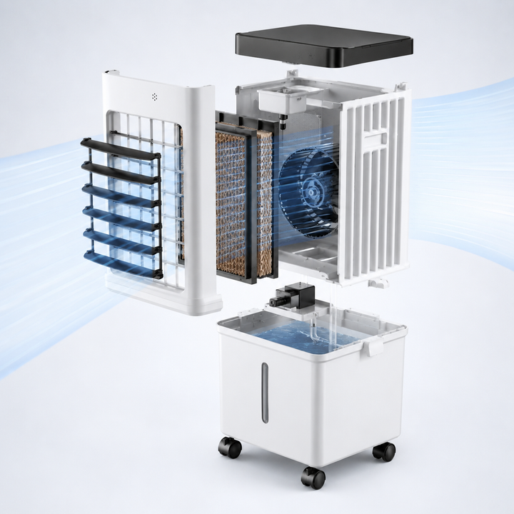 Portable Air Conditioner Mini Bladeless Personal Cooling
