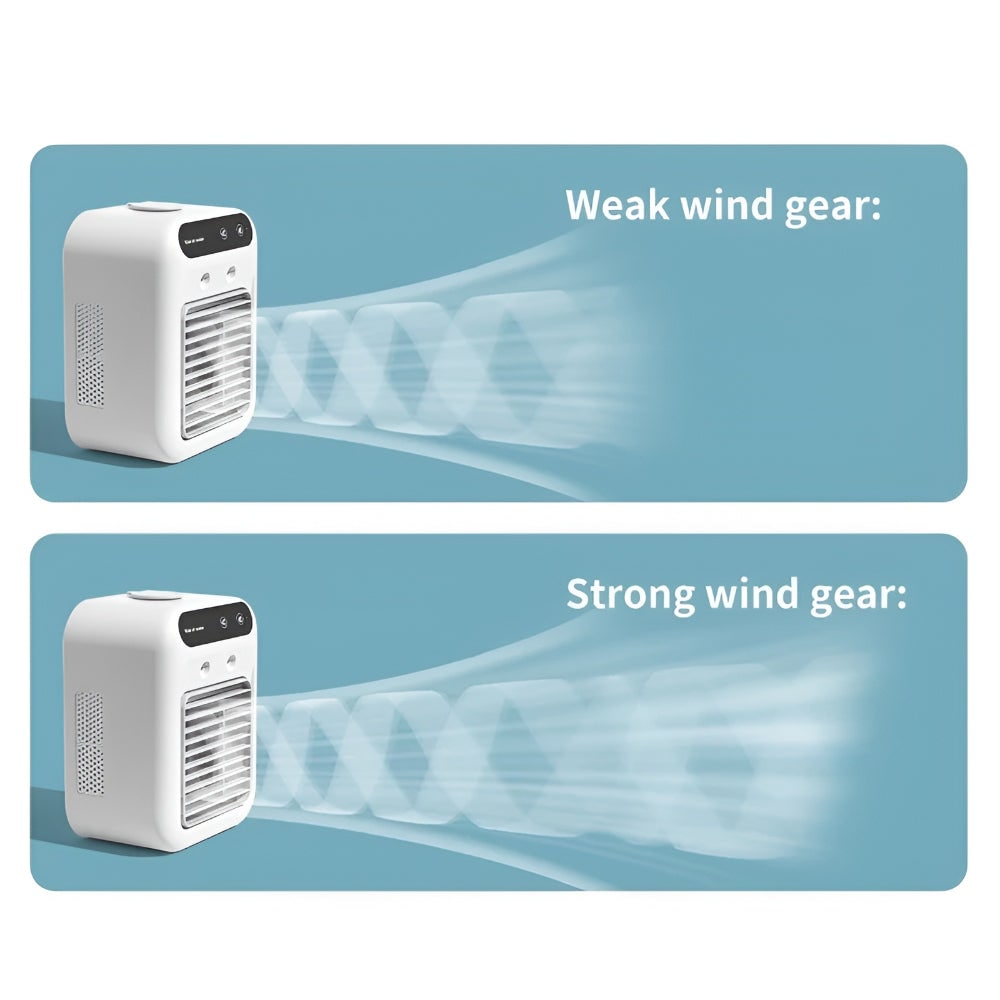 Portable Air Conditioner Mini Cooling Fan Remote Control - Image 5