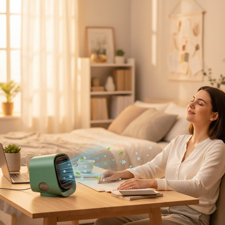 Portable Air Conditioner Mini Personal Desktop Cooling - Image 6