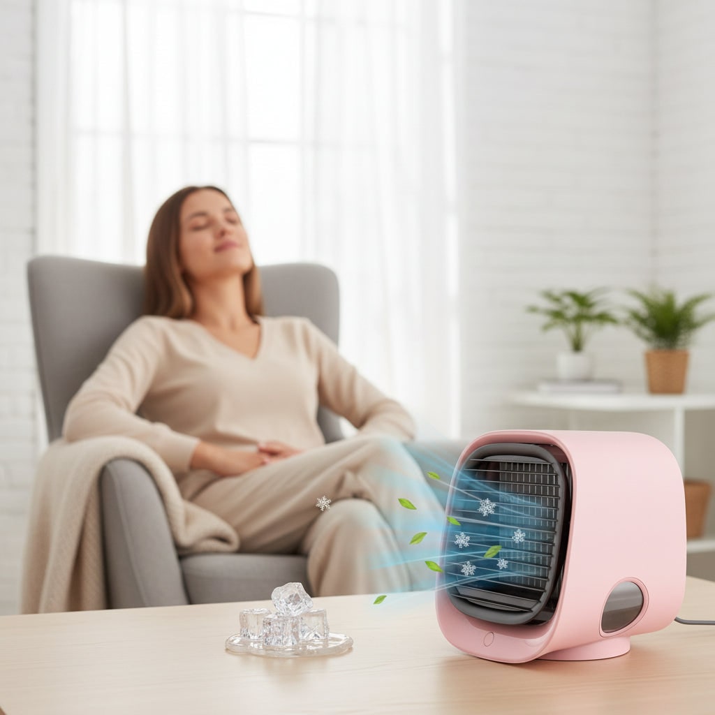 Portable Air Conditioner Mini Personal Desktop Cooling - Image 7