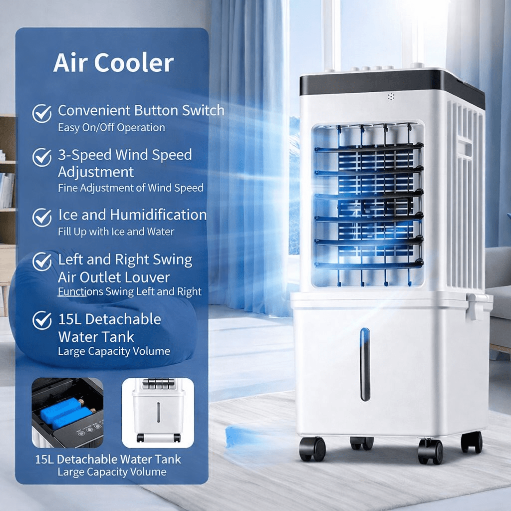 Portable Air Conditioner Purifying Compact Air Cooler - Image 6