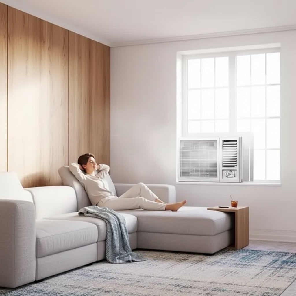 Portable Air Conditioner Quiet Window Slim Compact - Image 5