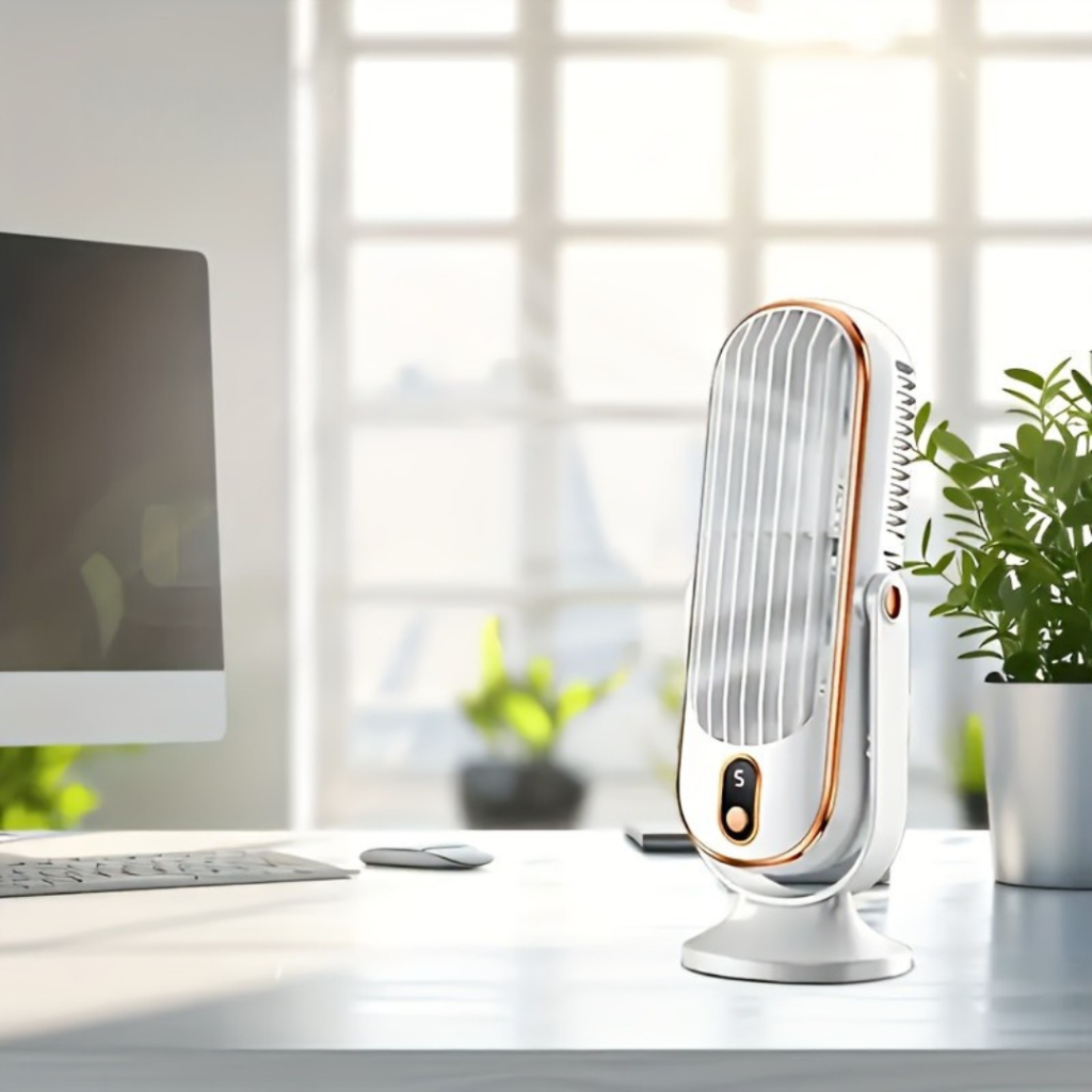 Portable Air Conditioner Rechargeable Battery Operated Desk Fan - Image 10