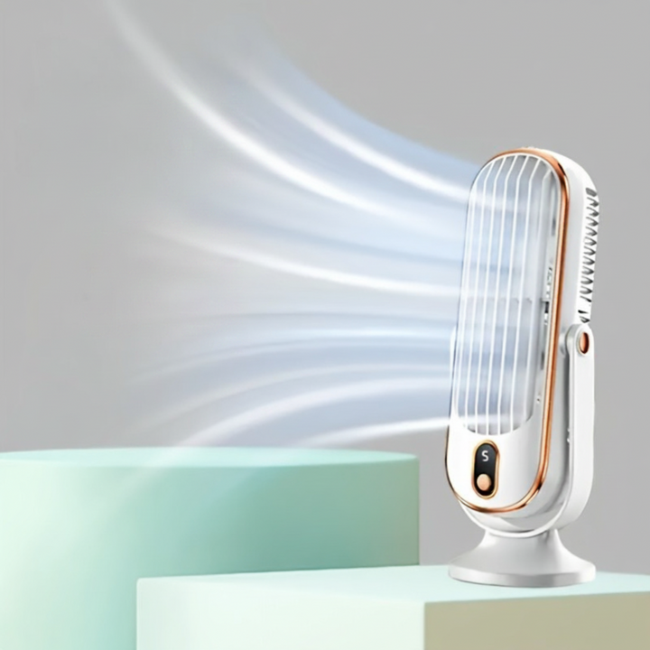 Portable Air Conditioner Rechargeable Battery Operated Desk Fan - Image 8