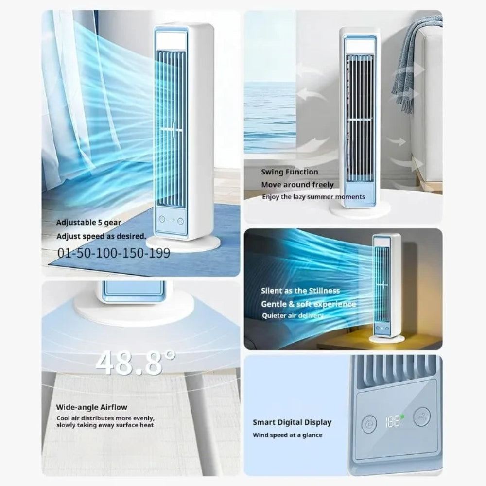 Portable Air Conditioner Wall Mounted Fan Air Cooler - Image 6