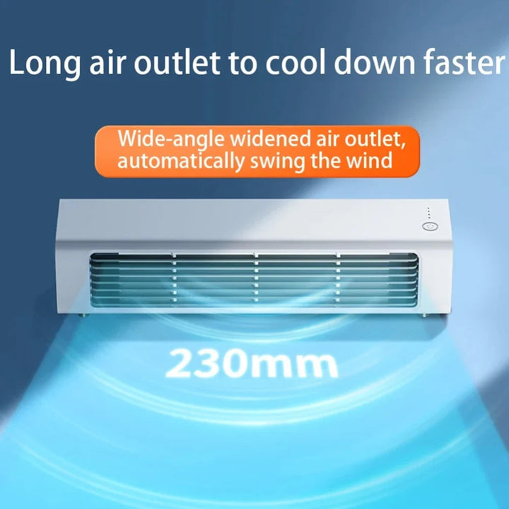 Portable Air Conditioner Wall-Mounted Fan Electric Fan - Image 4