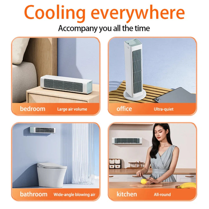 Portable Air Conditioner Wall-Mounted Fan Electric Fan - Image 5