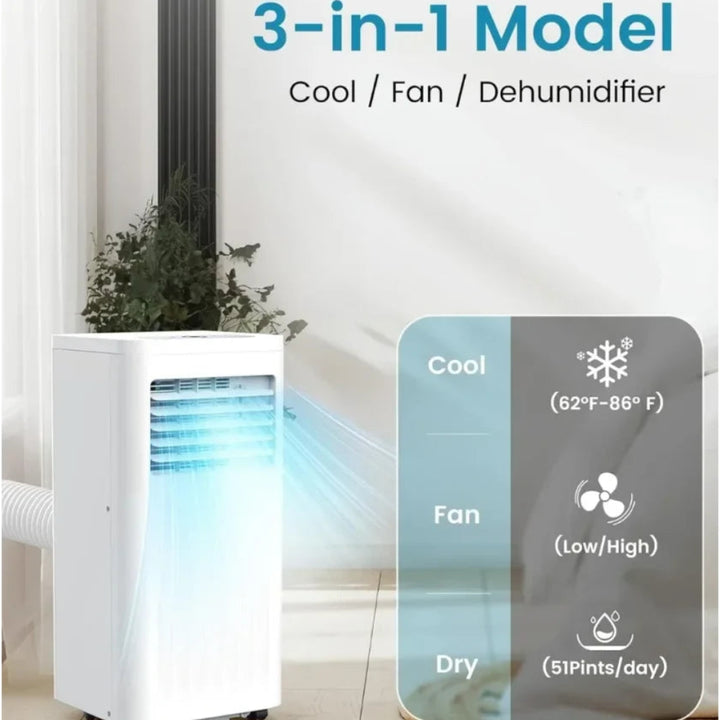 Portable Air Conditioner Water Cooling Quiet Fan - Image 3