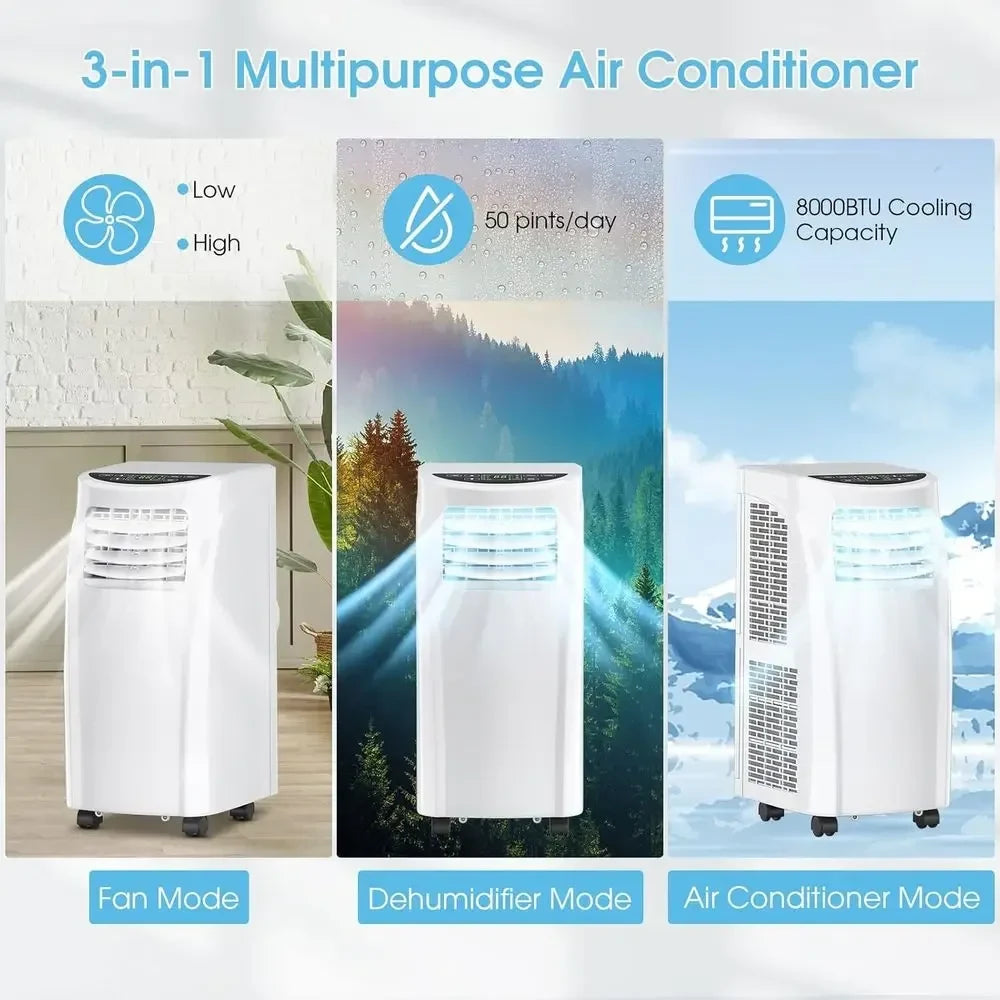 Portable Air Conditioner Window Energy Efficient Unit - Image 3