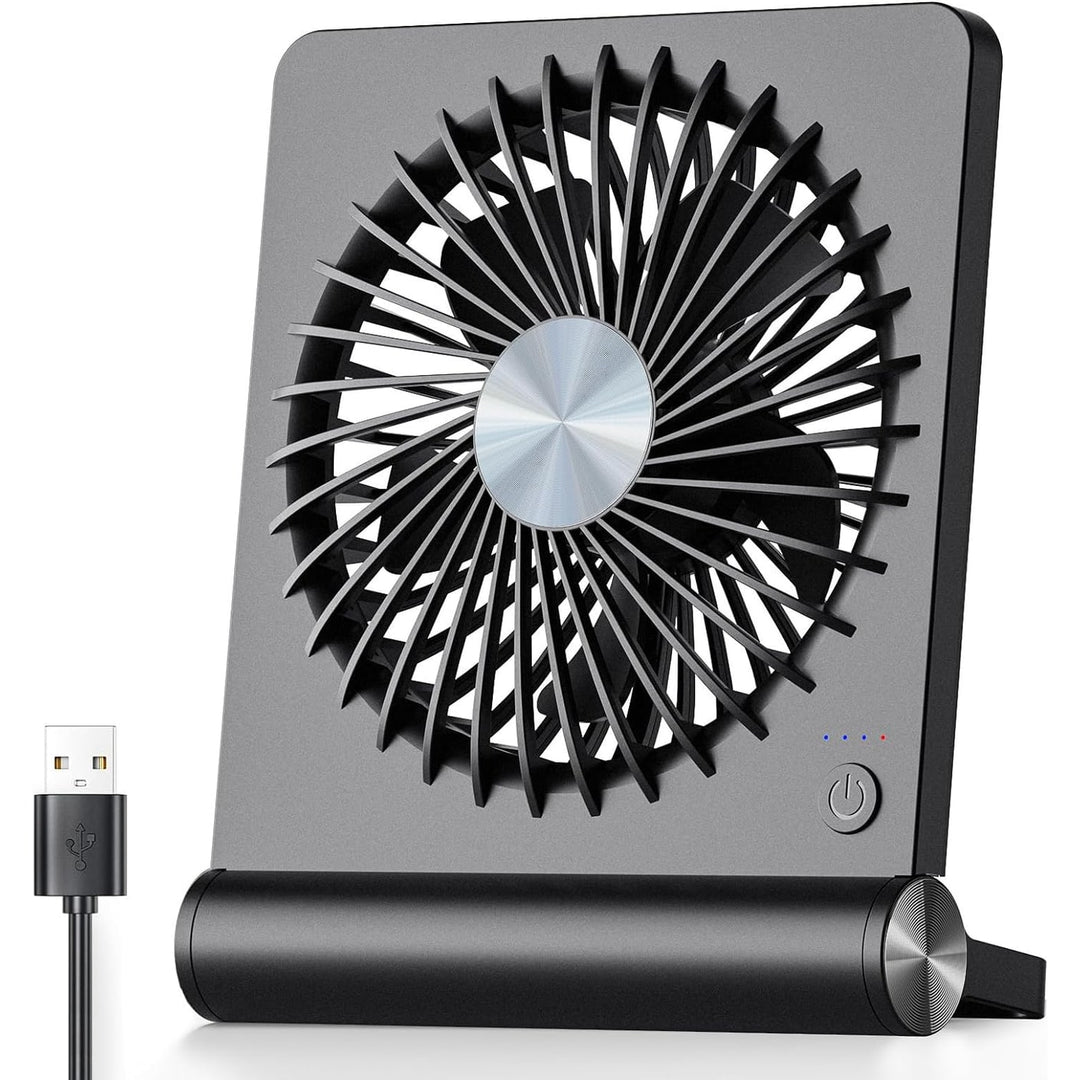 Portable Air Cooler Mini Portable Fan USB Clip-On Desk Unit - Image 1