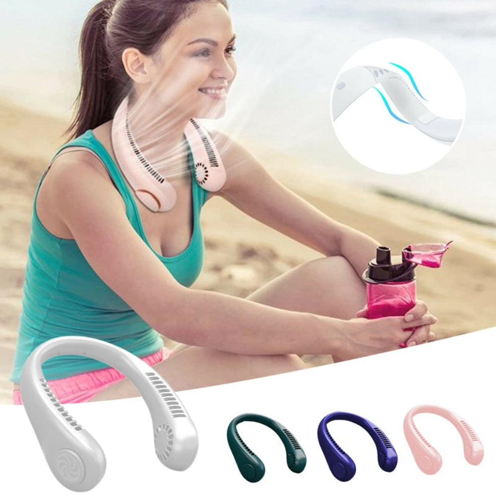 Portable Air Cooler Neck Fan Hands-Free Adjustable - Image 2