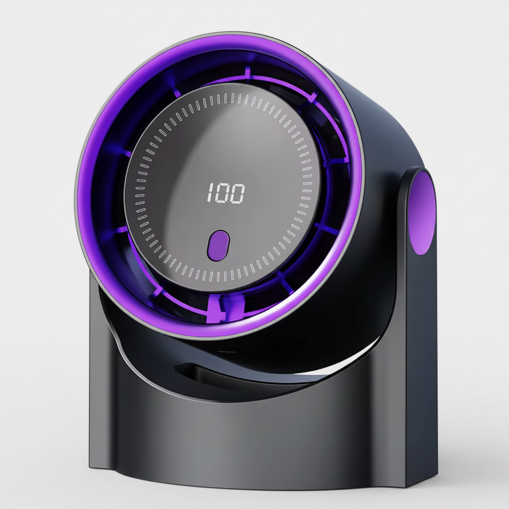 Portable Air Cooler Quiet Design Desktop Fan - Image 8