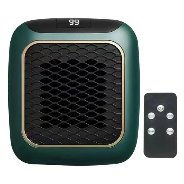 Portable Electric Heater Wall Plug-In Mini Space With Digital Display Energy Efficient - Image 8