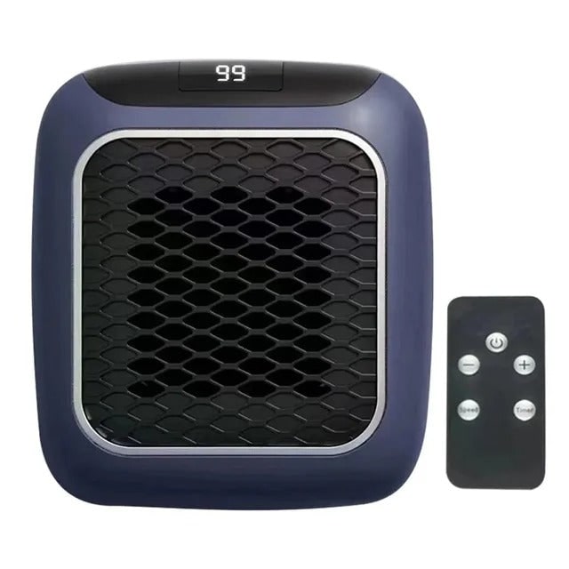 Portable Electric Heater Wall Plug-In Mini Space With Digital Display Energy Efficient - Image 9