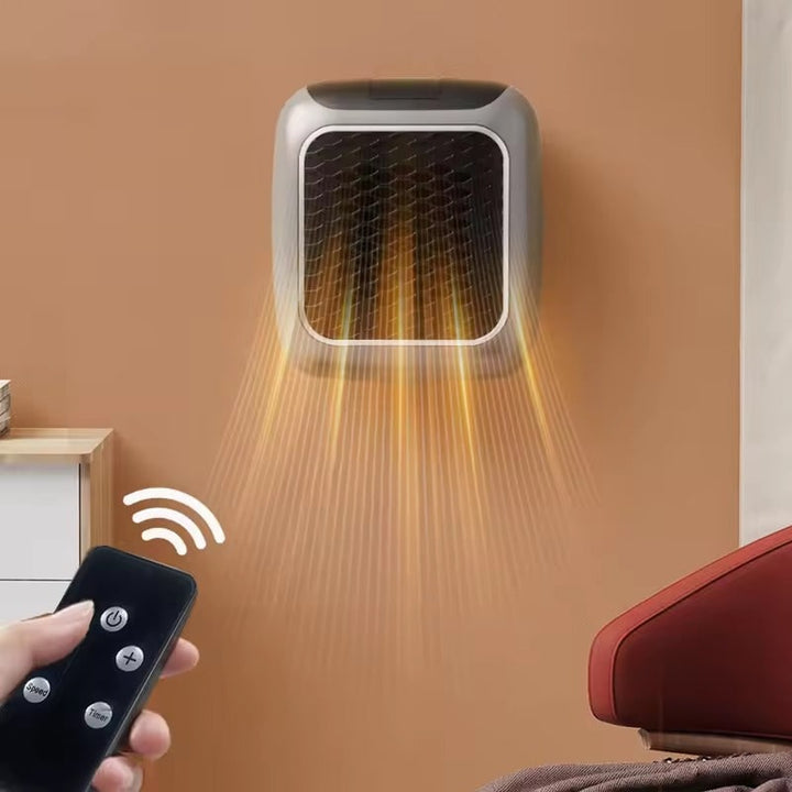 Portable Electric Heater Wall Plug-In Mini Space With Digital Display Energy Efficient - Image 3