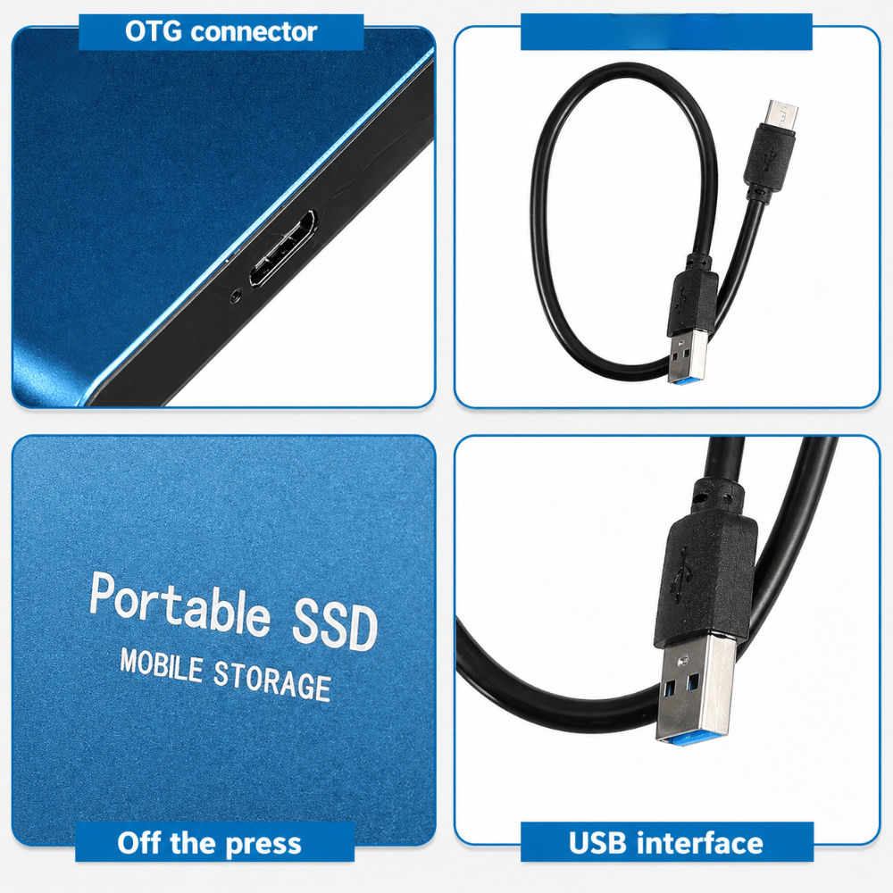 Portable External Ssd Portable Ssd Usb-C Compact High-Speed - Image 6