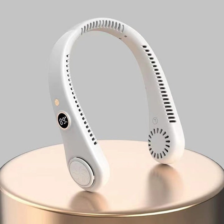 Portable Neck Fan Bladeless Rechargeable Hands-Free - Image 1