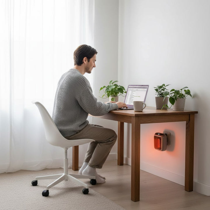 Portable Space Heater with Plug In Design for Fast Personal Room Heating - Image 2