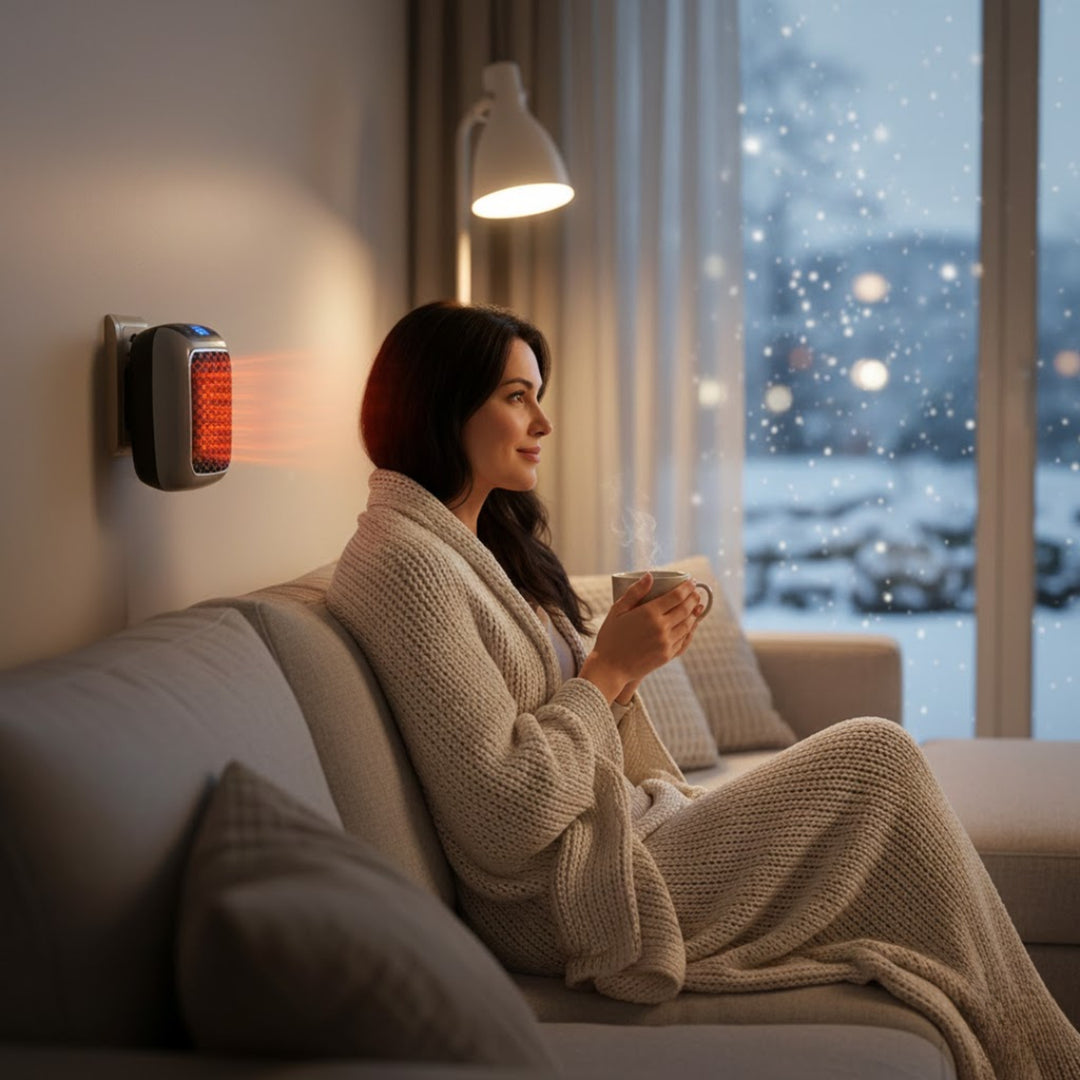 Portable Space Heater with Plug In Design for Fast Personal Room Heating - Image 6