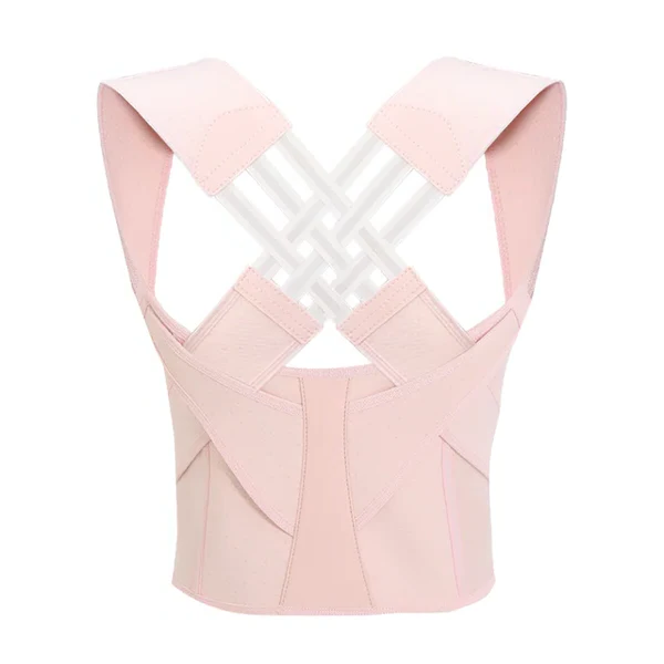 Posture Corrector Back Brace Vest Style Adjustable Support Unisex Breathable - Image 2