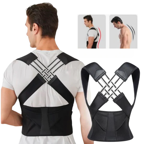 Posture Corrector Back Brace Vest Style Adjustable Support Unisex Breathable - Image 3