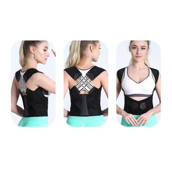 Posture Corrector Back Brace Vest Style Adjustable Support Unisex Breathable - Image 6
