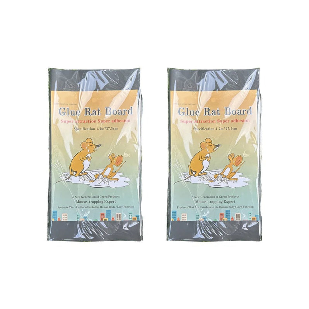 Rat Glue Trap Mouse Strong Sticky Board Long Rectangular Sheet Indoor Rodent Control - Image 2