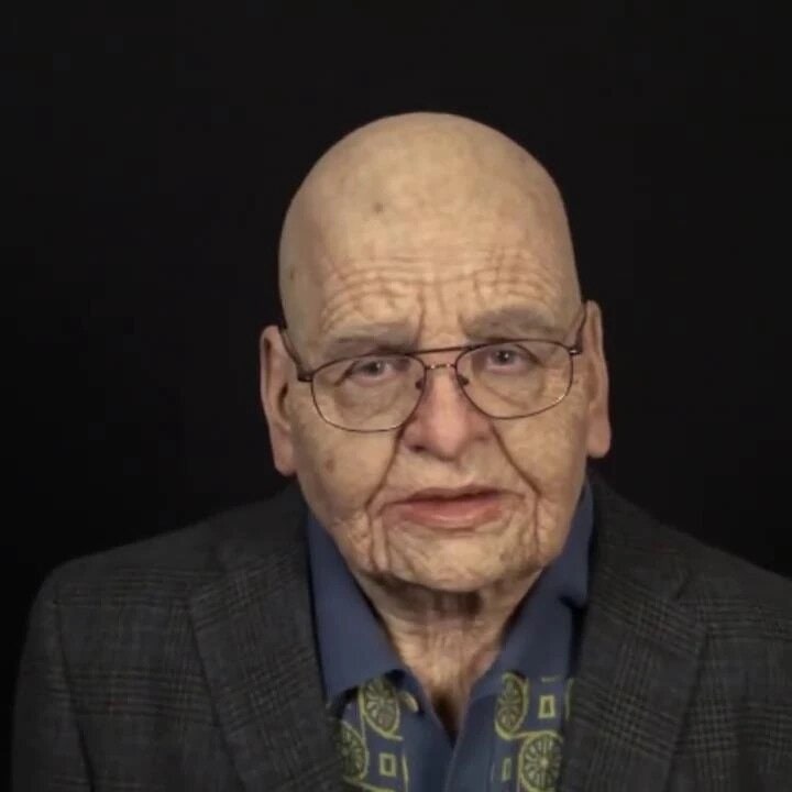 Realistic Old Man Mask Halloween Latex Creepy Full Head - Image 15