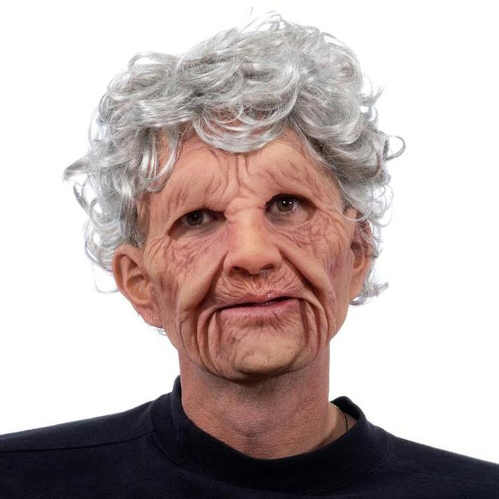 Realistic Old Man Mask Halloween Latex Creepy Full Head - Image 18