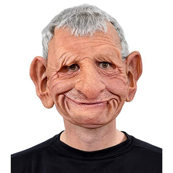 Realistic Old Man Mask Latex Full Head Halloween Costume Cosplay Unisex - Image 29