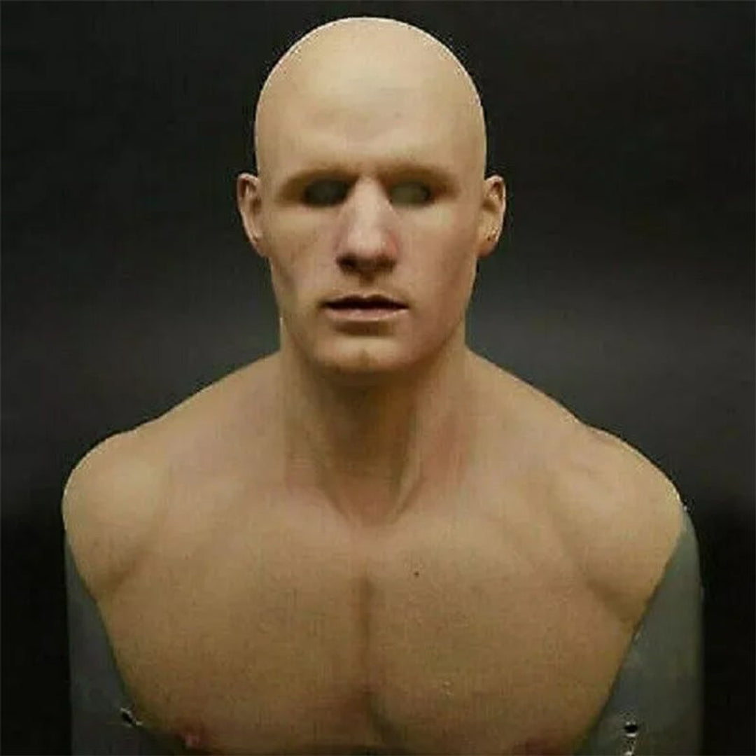 Realistic Old Man Mask Latex Full Head Halloween Costume Cosplay Unisex - Image 27