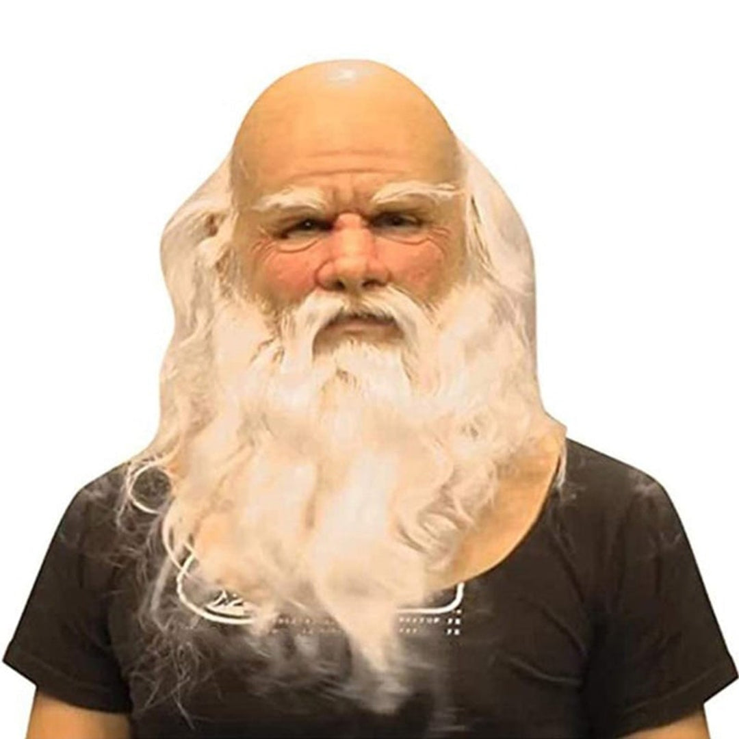 Realistic Old Man Mask Latex Full Head Halloween Costume Cosplay Unisex - Image 26