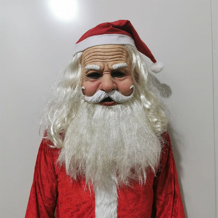 Realistic Old Man Mask Latex Full Head Halloween Costume Cosplay Unisex - Image 25