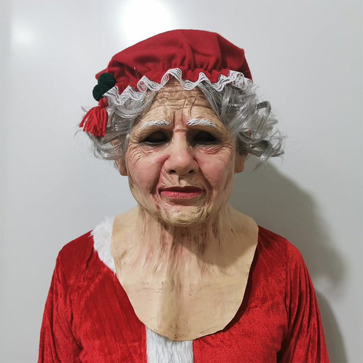 Realistic Old Man Mask Latex Full Head Halloween Costume Cosplay Unisex - Image 24
