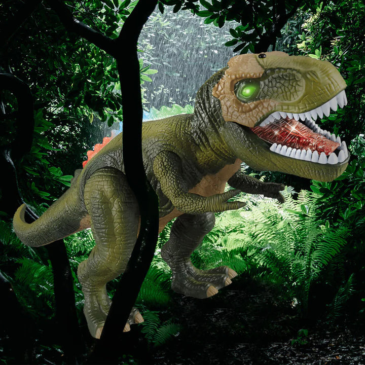 Remote Control Dinosaur Toy Walking T-Rex Robot With Sound And LED Lights - Image 6