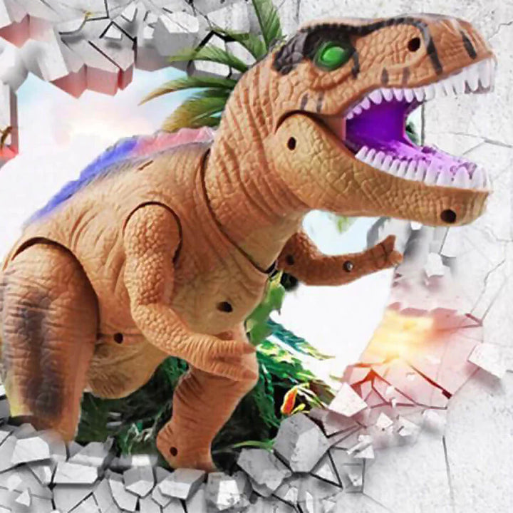 Remote Control Dinosaur Toy Walking T-Rex Robot With Sound And LED Lights - Image 3