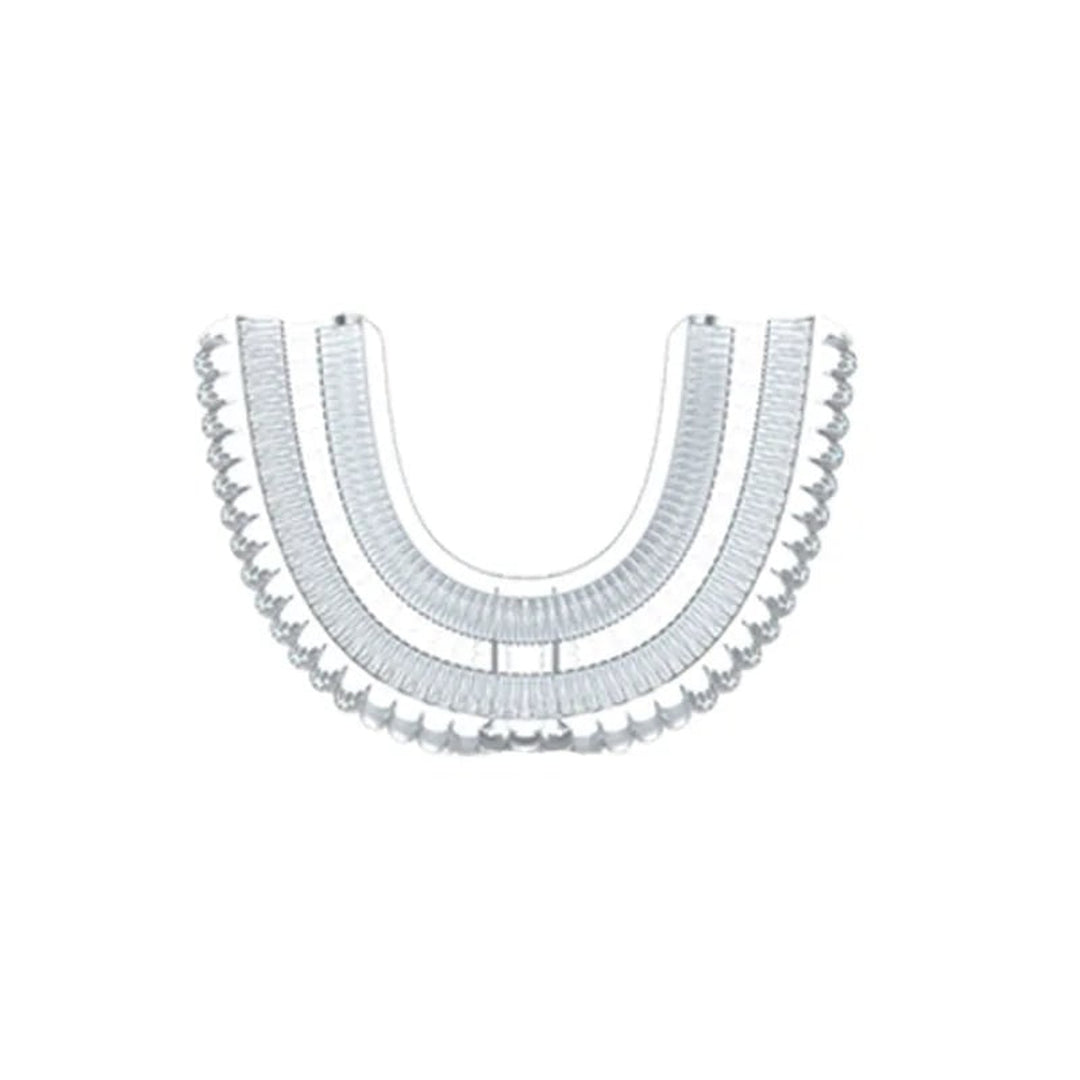 Replacement Toothbrush Head Soft U Shaped Electric Clear With Bristles On Both Sides - Image 5